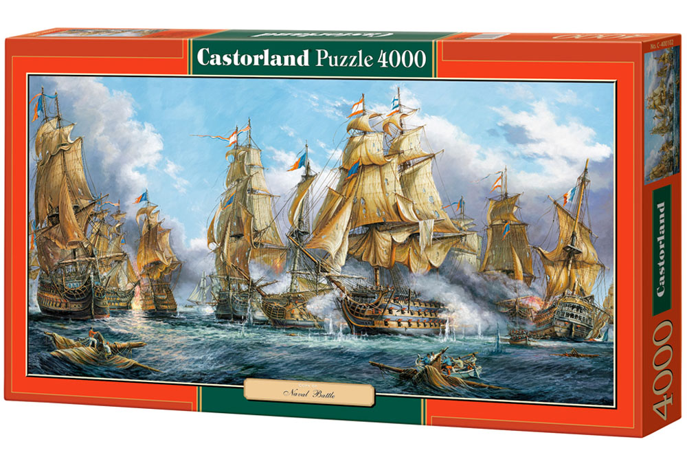 Puzzle - Námořní bitva, 4000 ks - Trafalgar