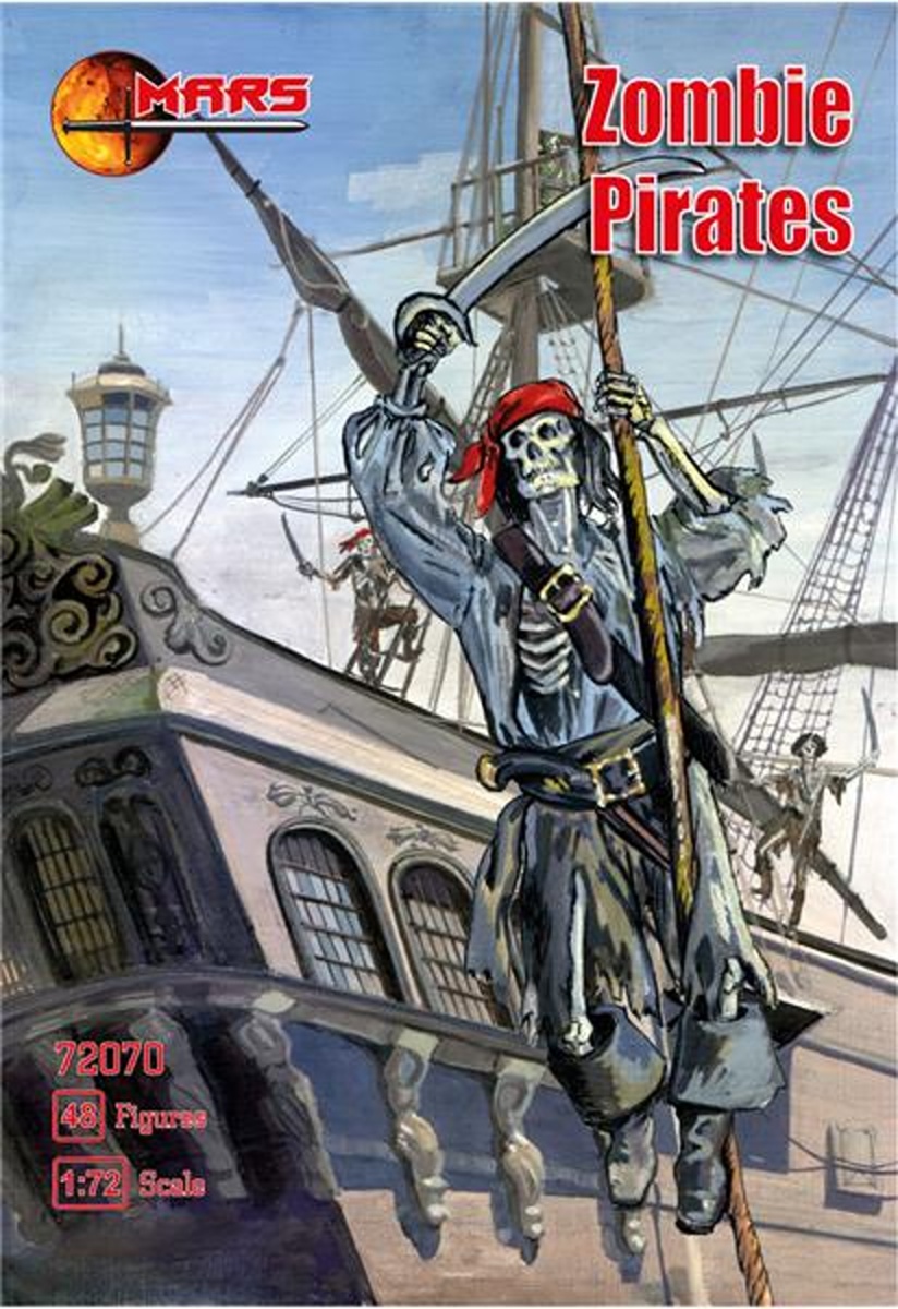 Zombie pirates 1:72