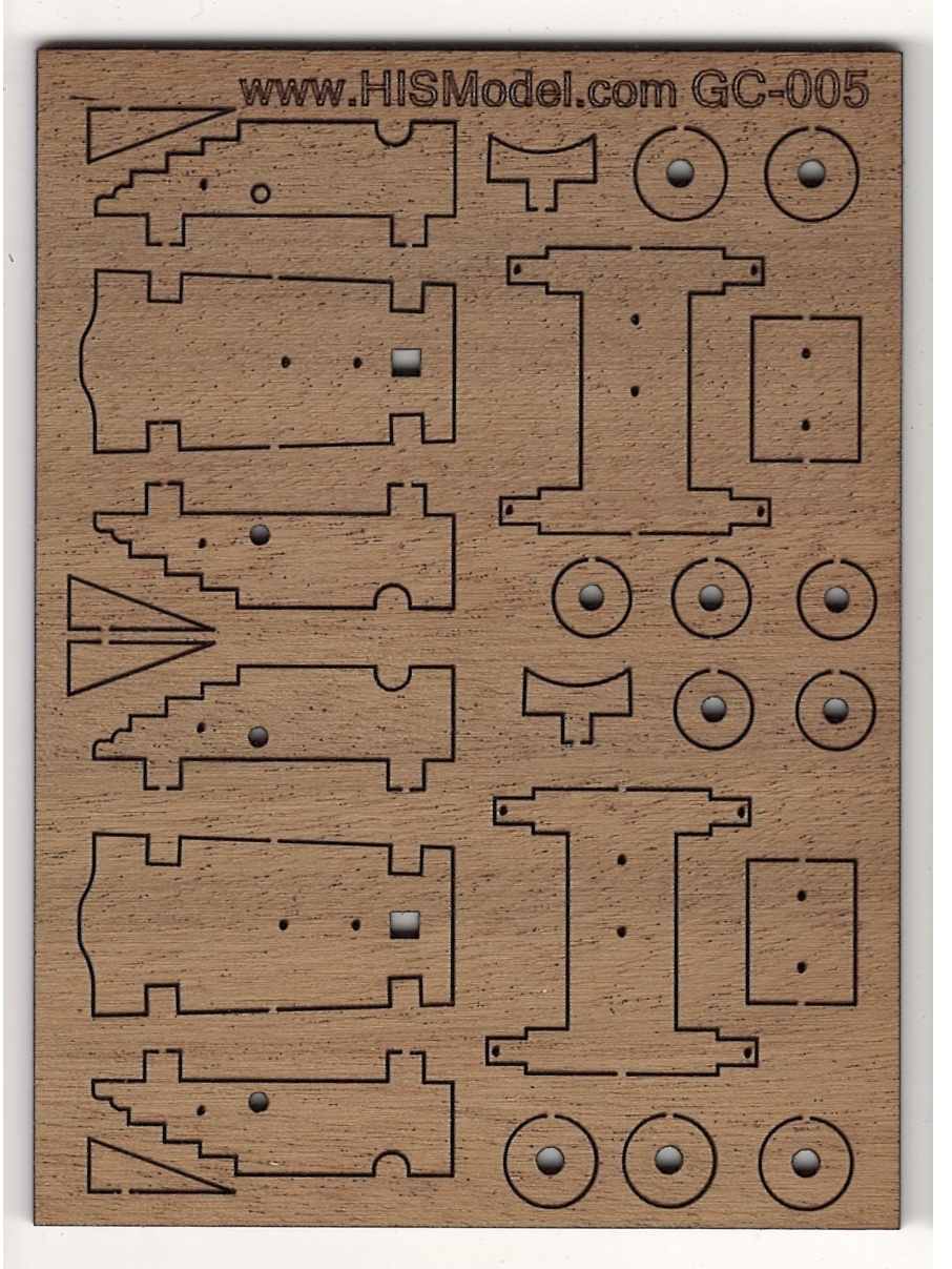 Dělová lafeta - sada 2 ks pro 12-pounder New Pattern 1:48