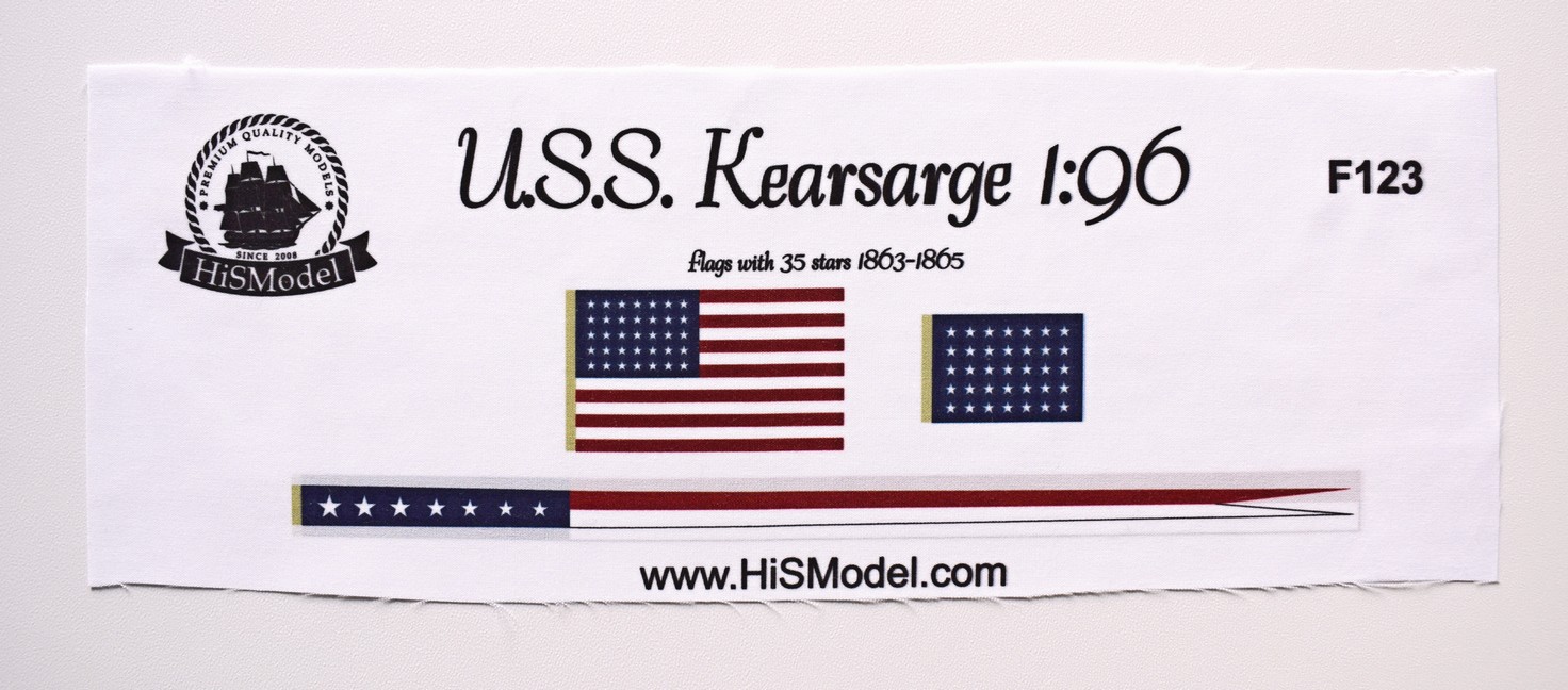 Kearsarge 1:96 - sada vlajek