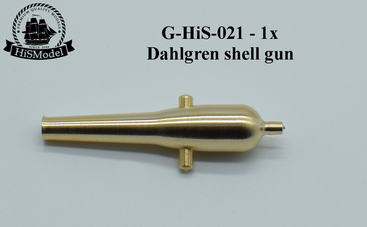Gun - 11" Dahlgren shell guns 1:96, L=40