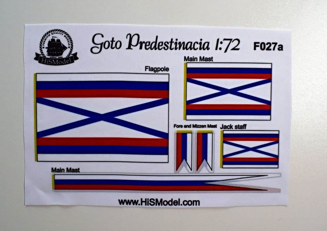 Goto Predestinacia 1:100 - sada vlajek A