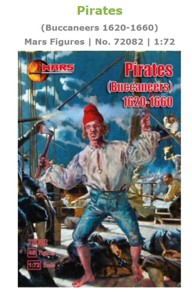 Pirates - Buccaneers from 1620-1660 1:72