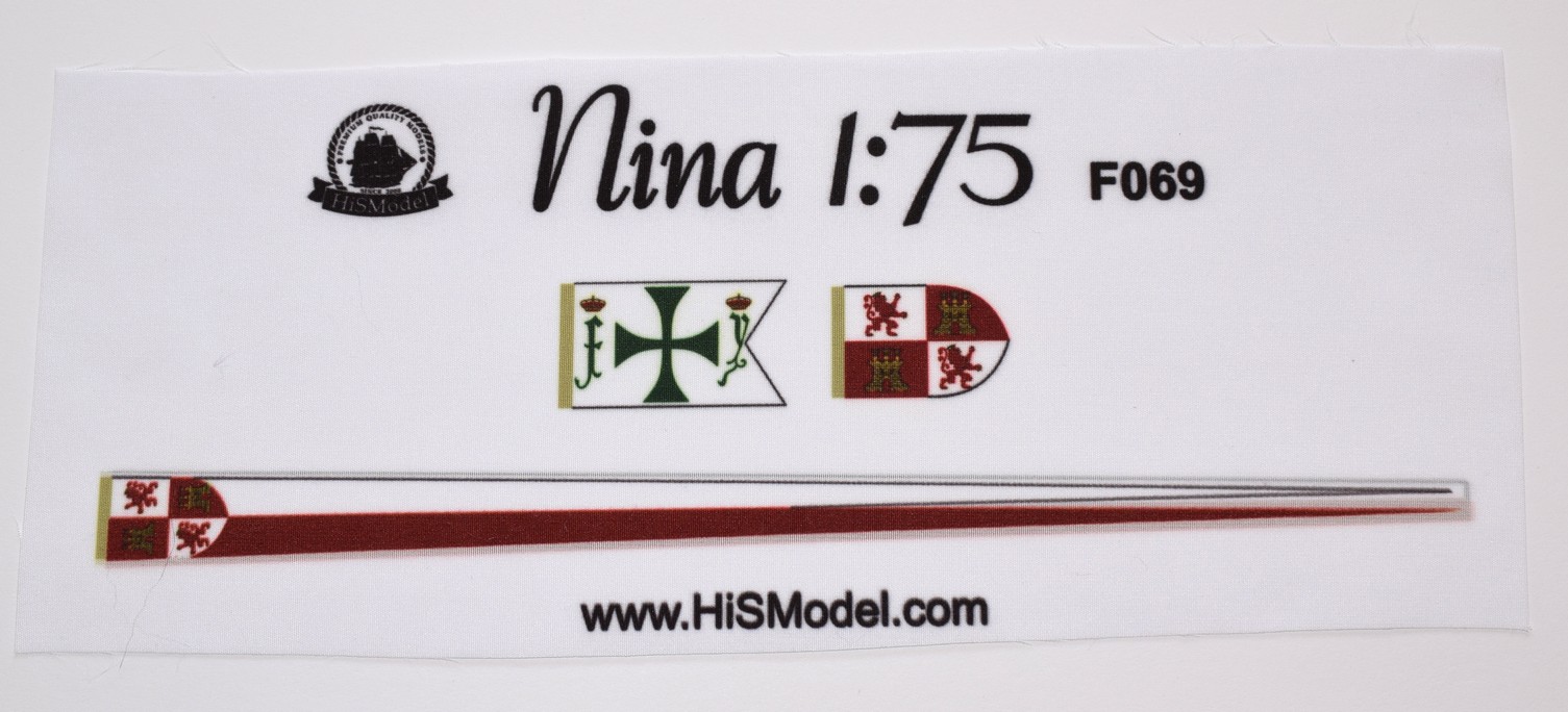 Nina 1:75 - sada vlajek