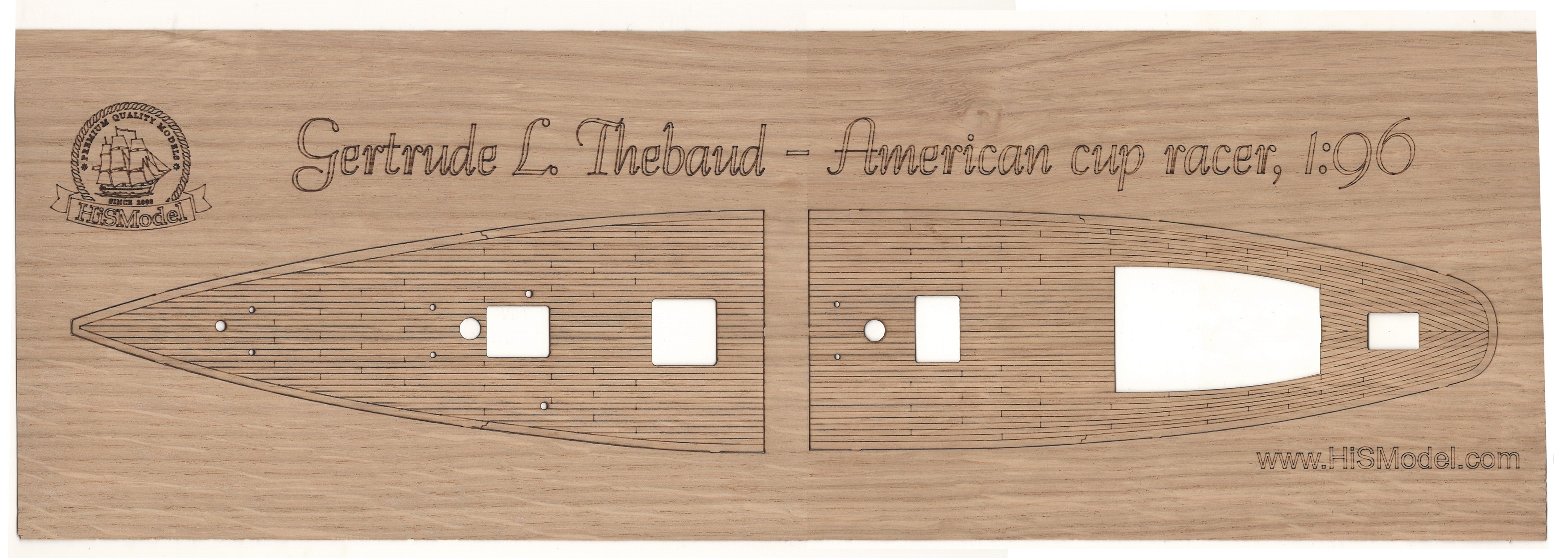 American Cup Racer/ Gertrude L. Thebaut - dubová paluba