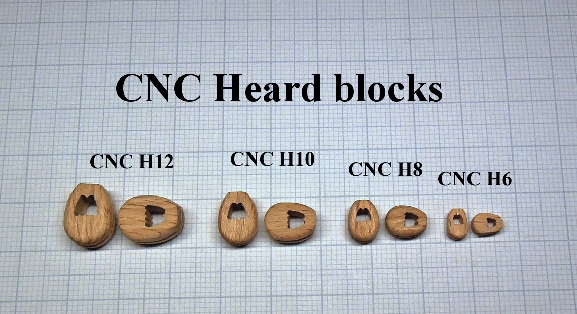 CNC Srdcová kladka 8mm
