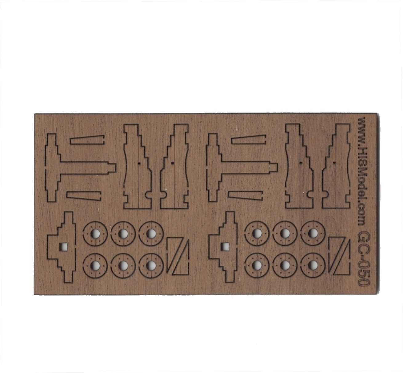 Dělová lafeta - sada 2 ks pro English 24pdr long 1:76