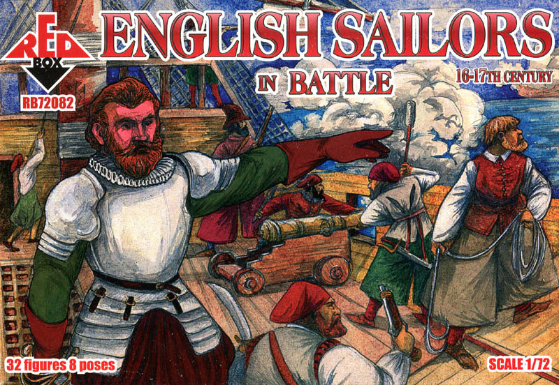 English sailor in battle,16-17th century - REDRB72082