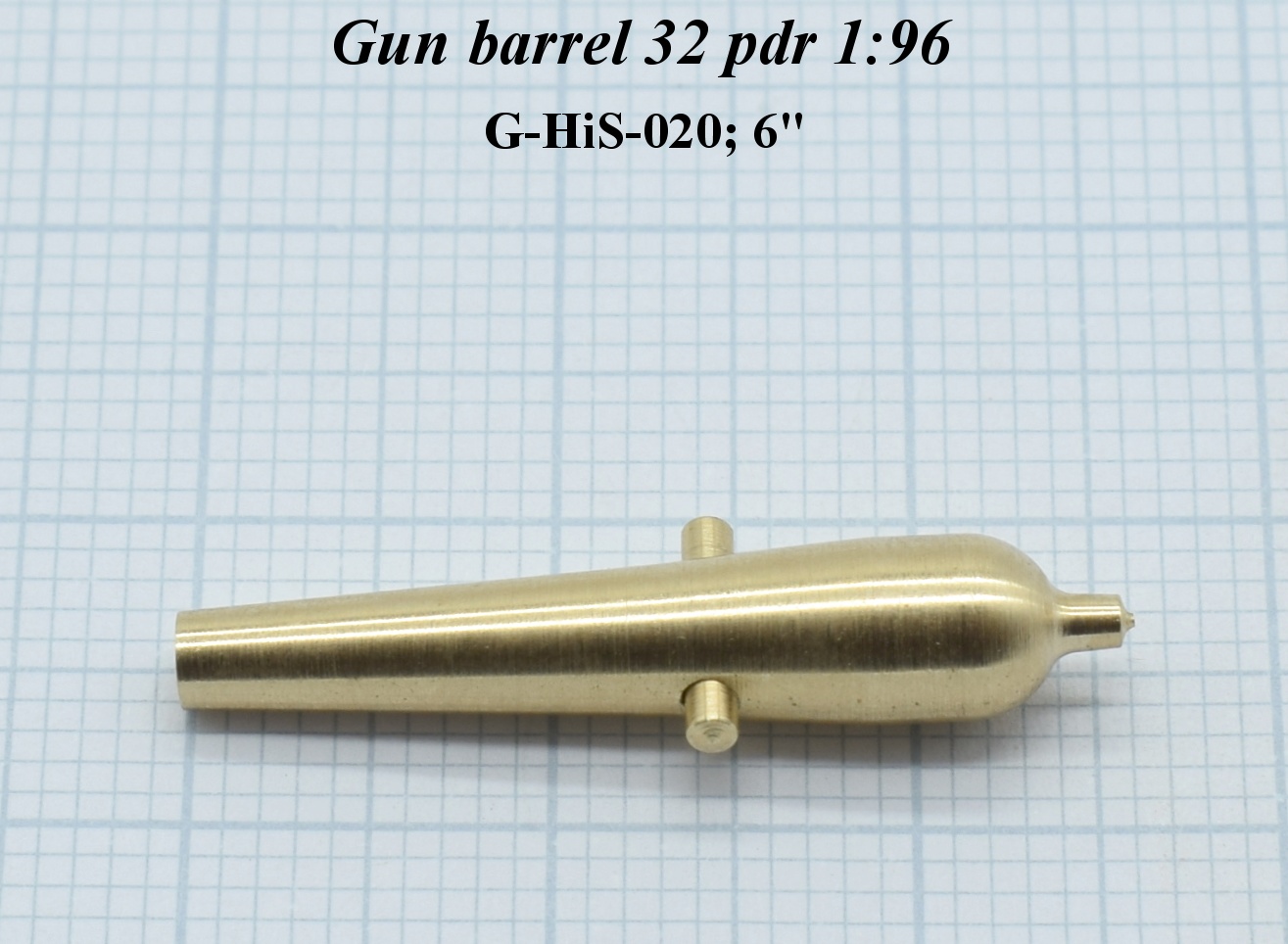 Gun - 32-pounder guns, 6" 55cwt, 1:96, L=26