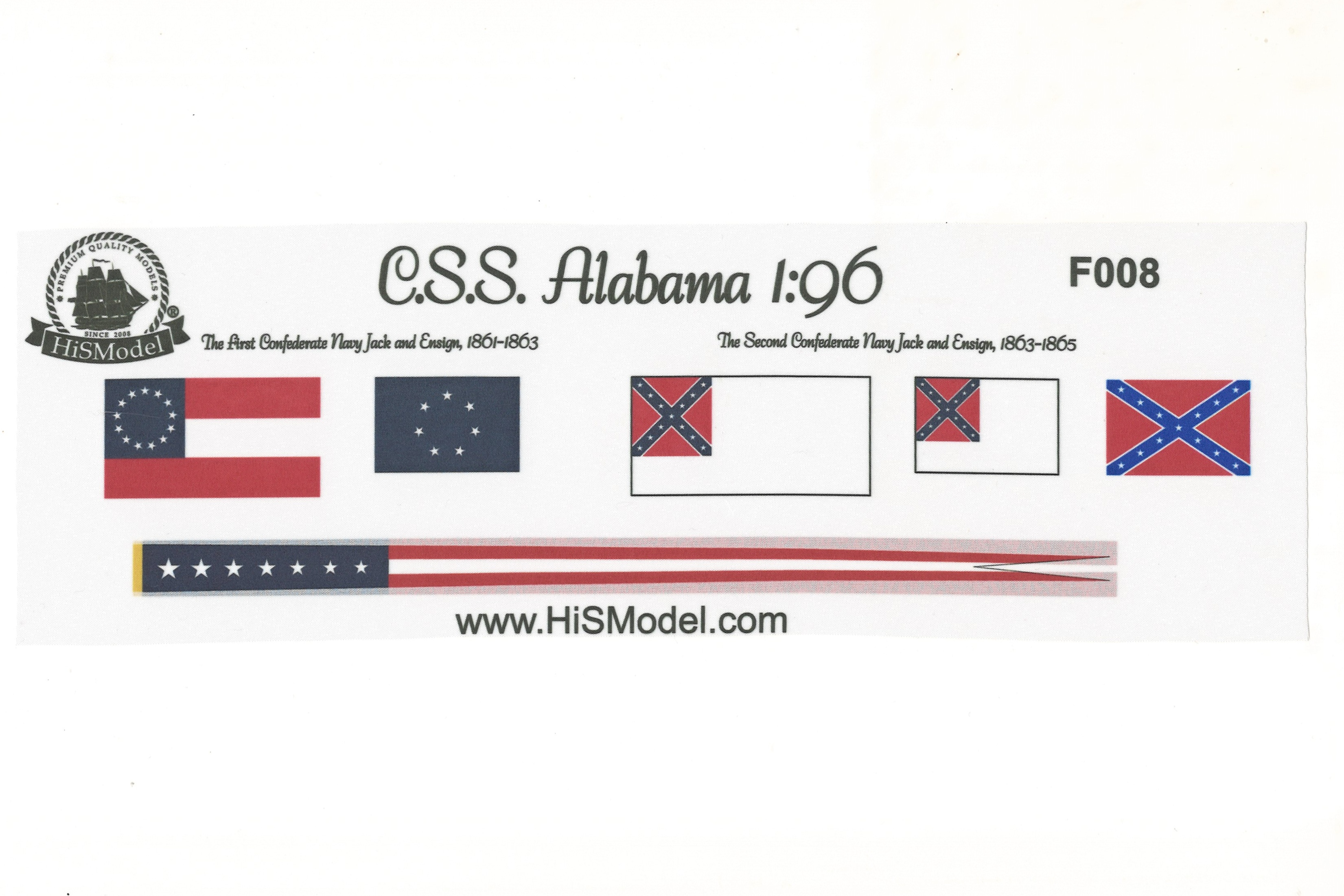 Alabama - sada vlajek 1:96