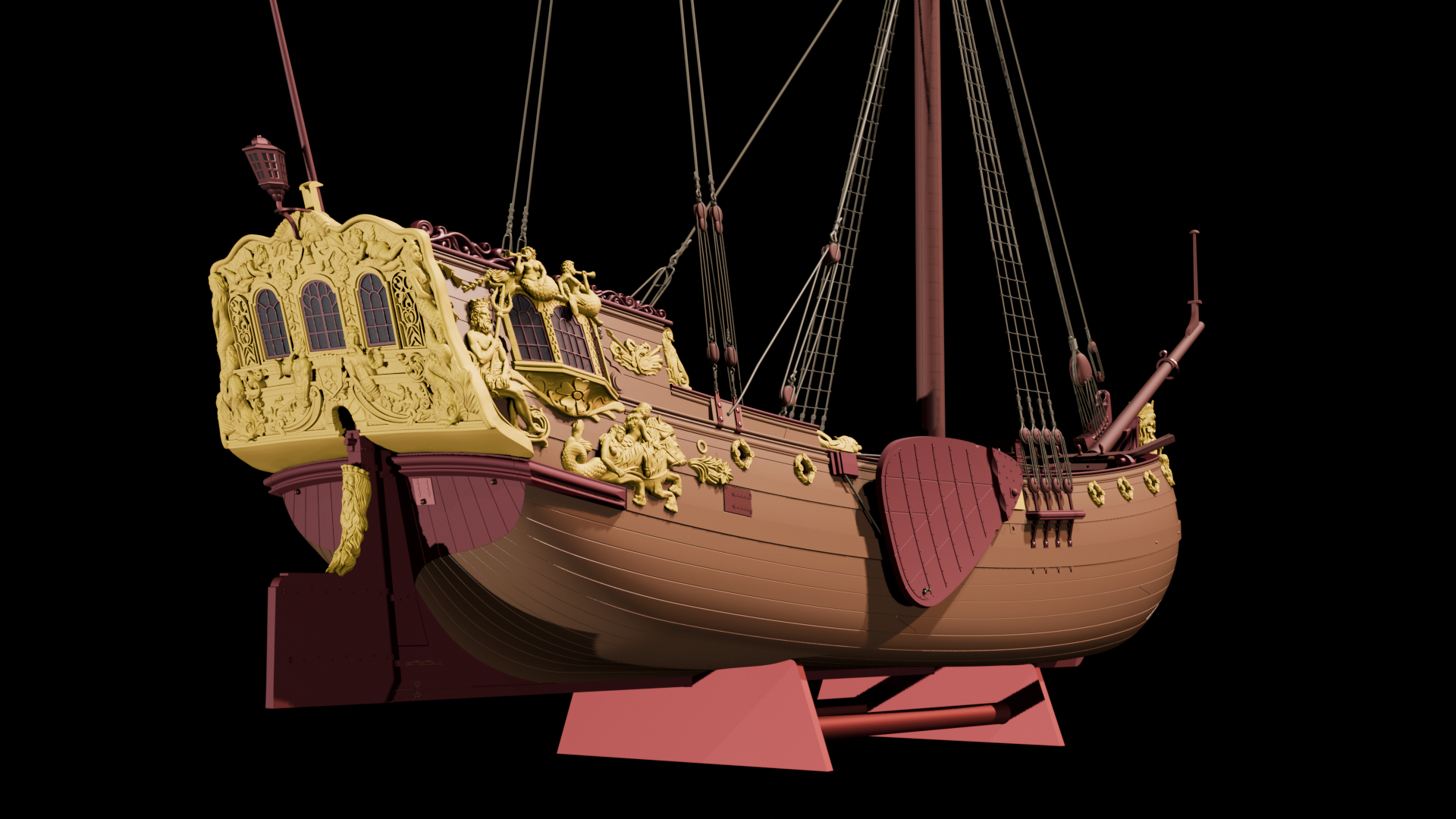 Statenjacht Utrecht 1:72 – Original 17th Century Version
