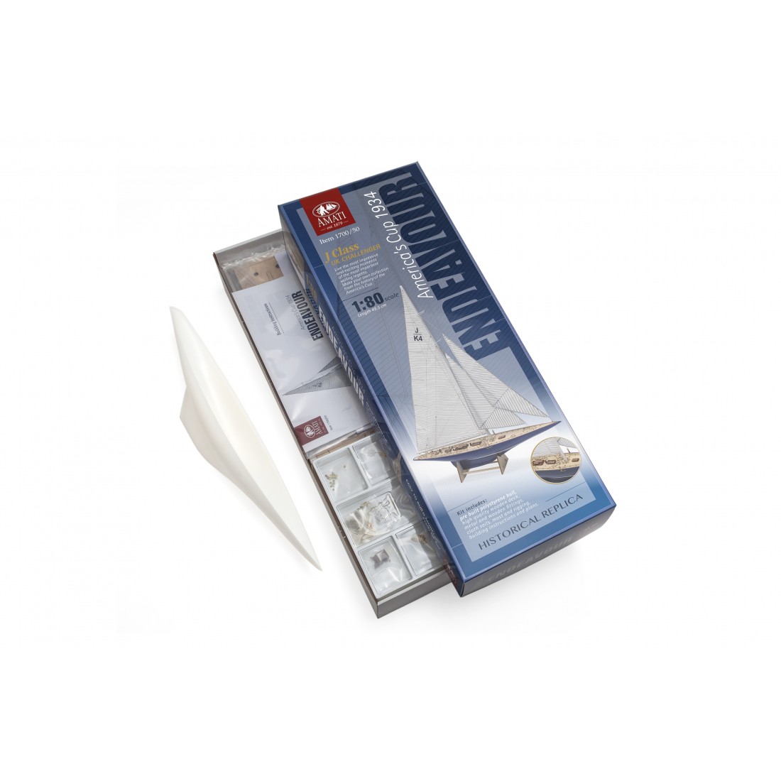 Endeavour 1:80 - s plastovým trupem