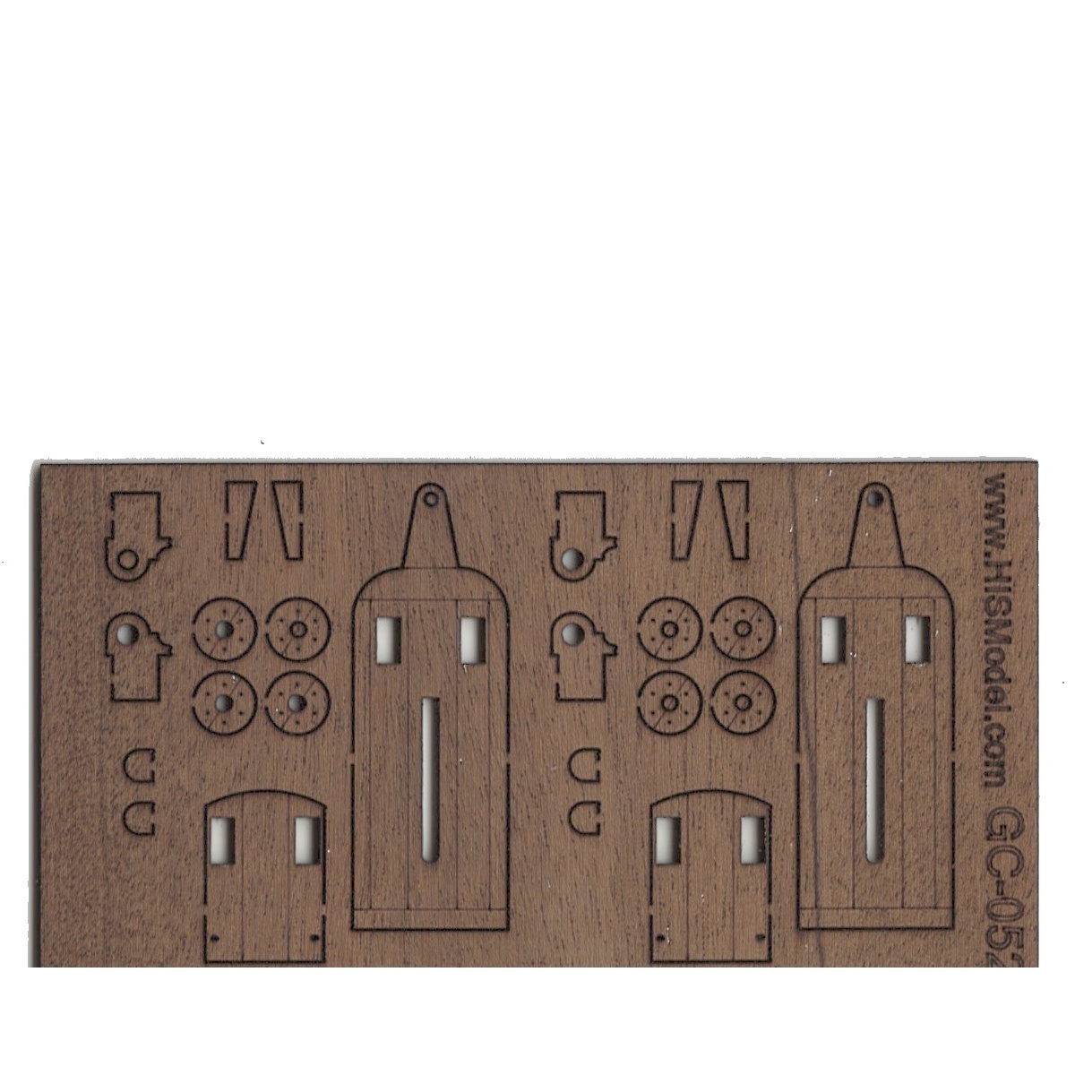 Dělová lafeta - sada 2 ks pro 32pdr Carronades 1:76