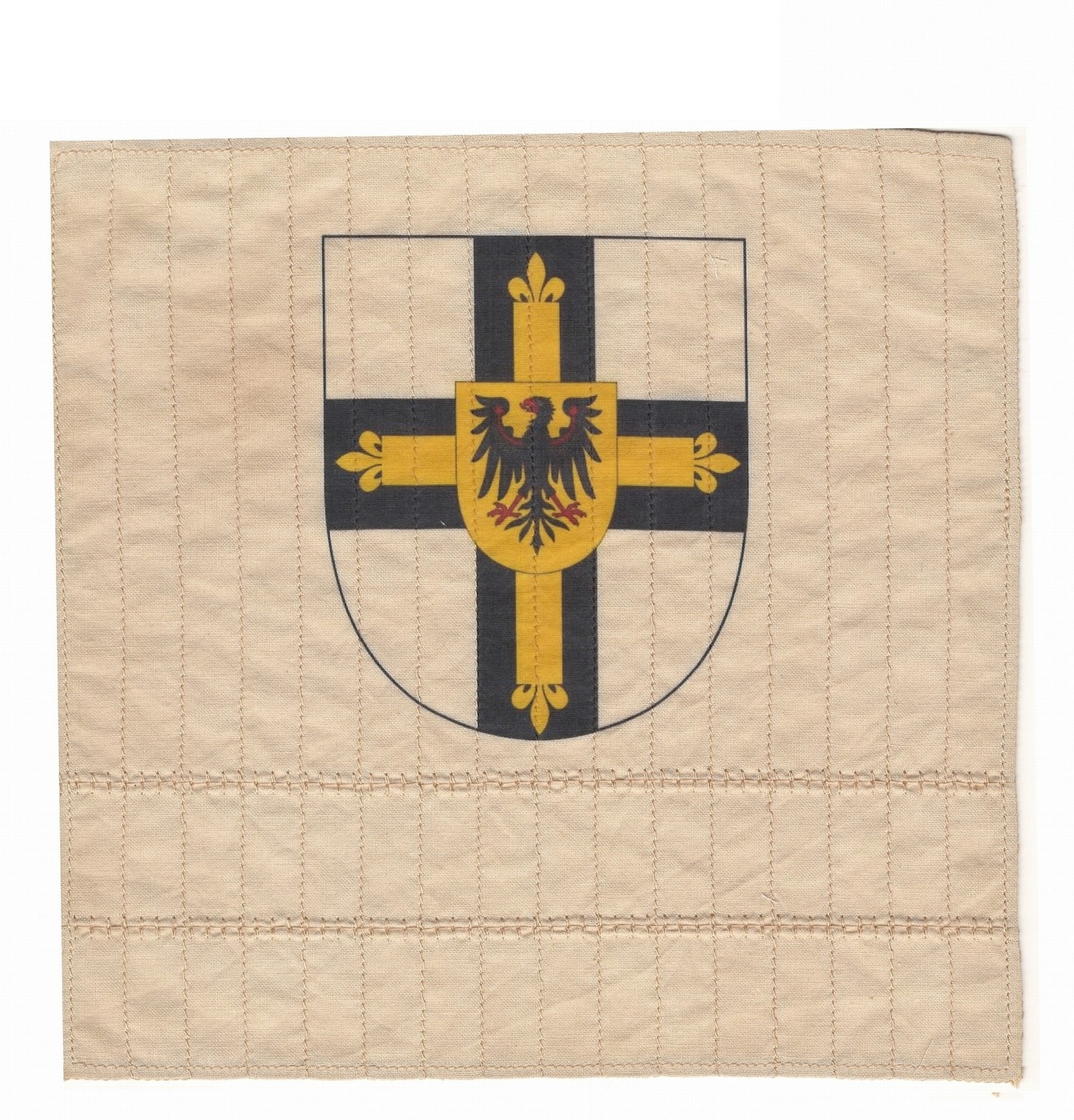 Hanse kogge 1:72 - plachta s potiskem štít Teutonického řádu