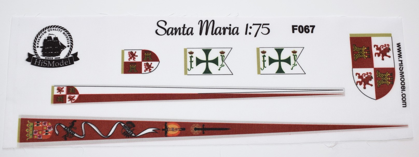 Santa Maria 1:75 - sada vlajek