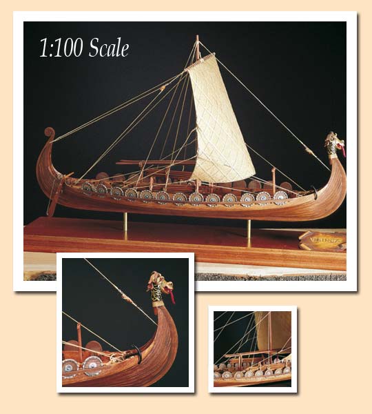 Viking longboat 1:50