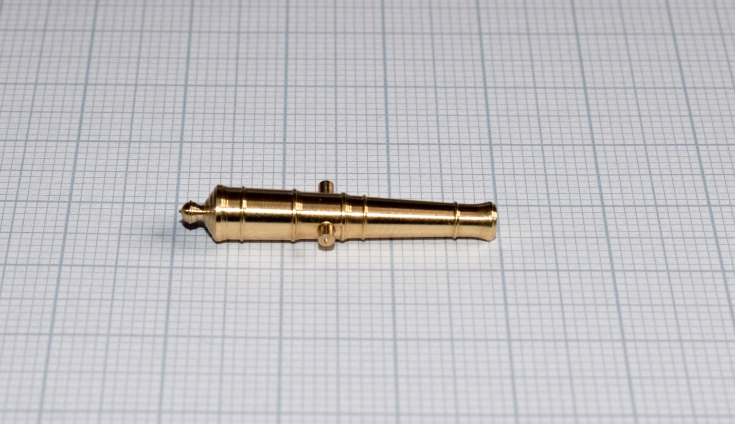 Gun - 24-pounder bow Chaser 1:96, L=30mm