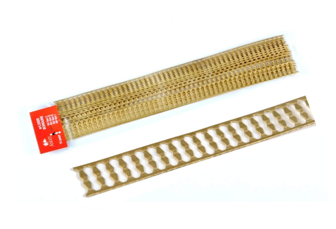 Kovová bordura Typ D - délka 25cm